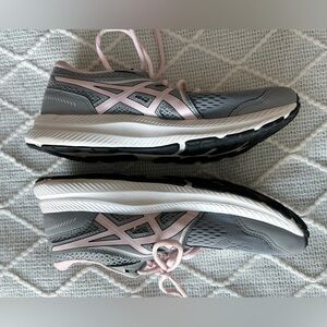 ASICS Women’s Gel Contend 7 Grey/Gray and Pink size 9